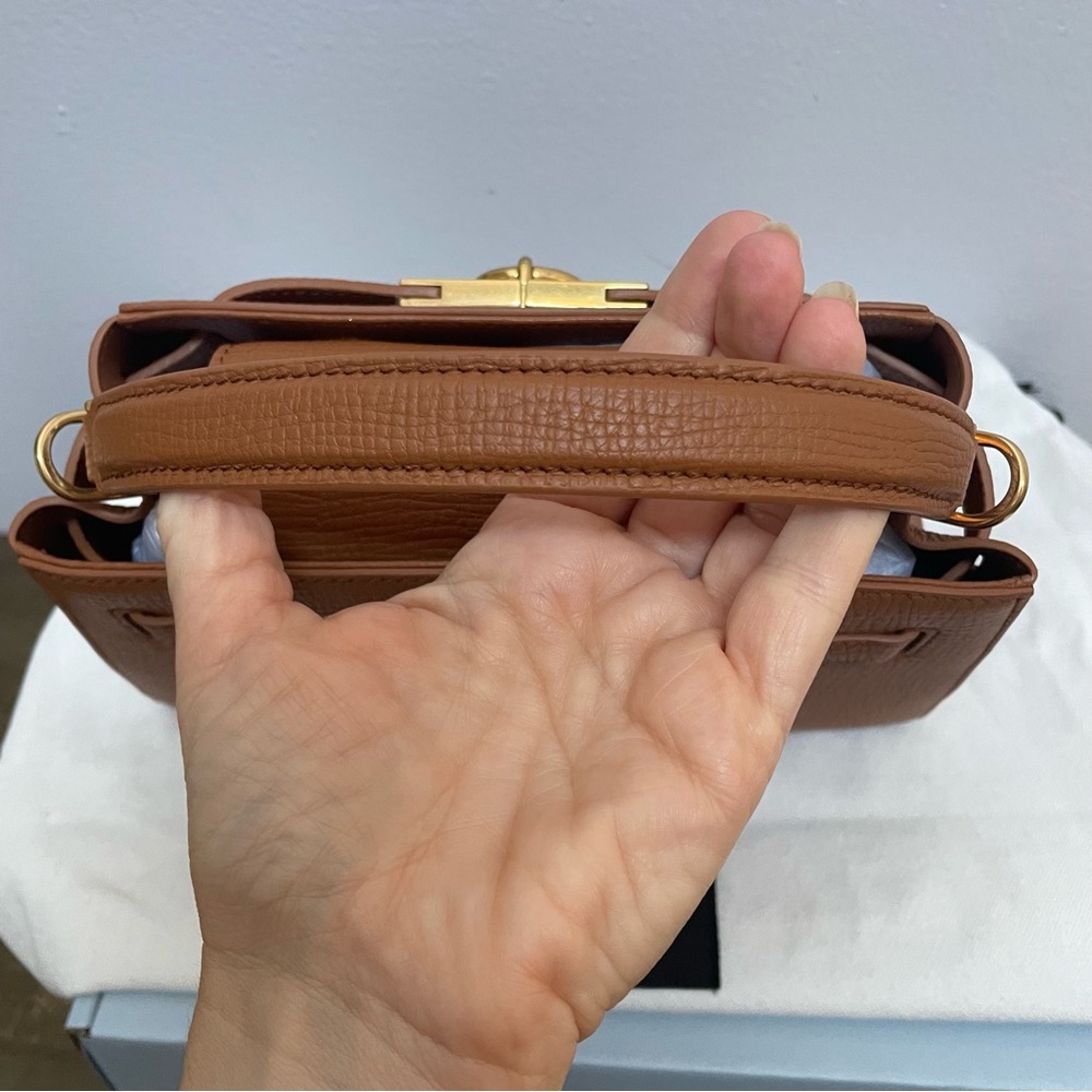 Parisa Wang Micro Madison top handle bag in Chestnut - Picture 9 of 16